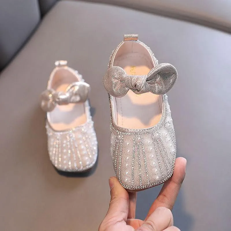 Dreamy Princess Shoes Delicate Kids' Shoes Sparkling Beaded Girls' Shoes