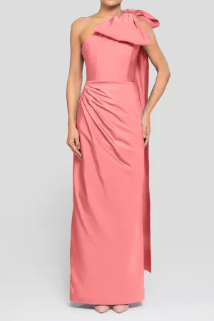 Elara Silk Faille Column Gown