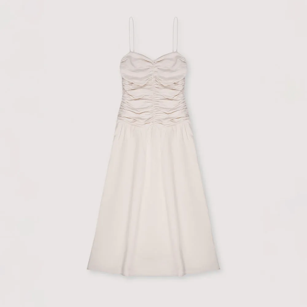 Eros Woman's Long Dress | Stone