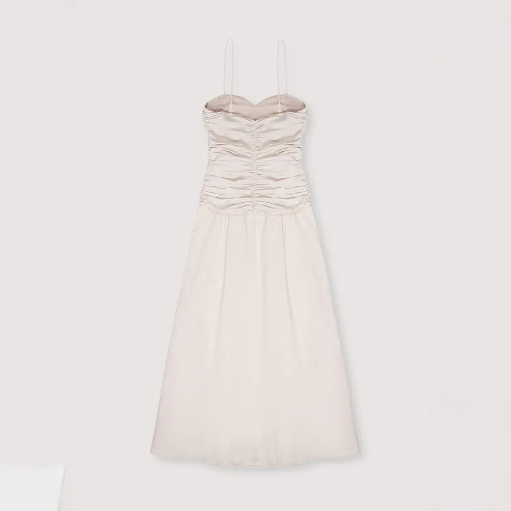 Eros Woman's Long Dress | Stone