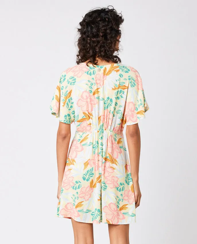 FOLLOW THE SUN MINI DRESS - LIGHT ORANGE