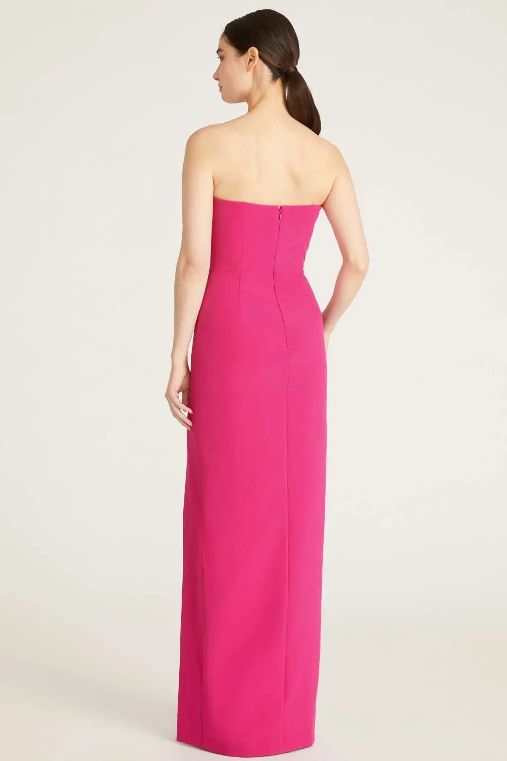 Gemma Crepe Gown by ML Monique Lhuillier - RENTAL