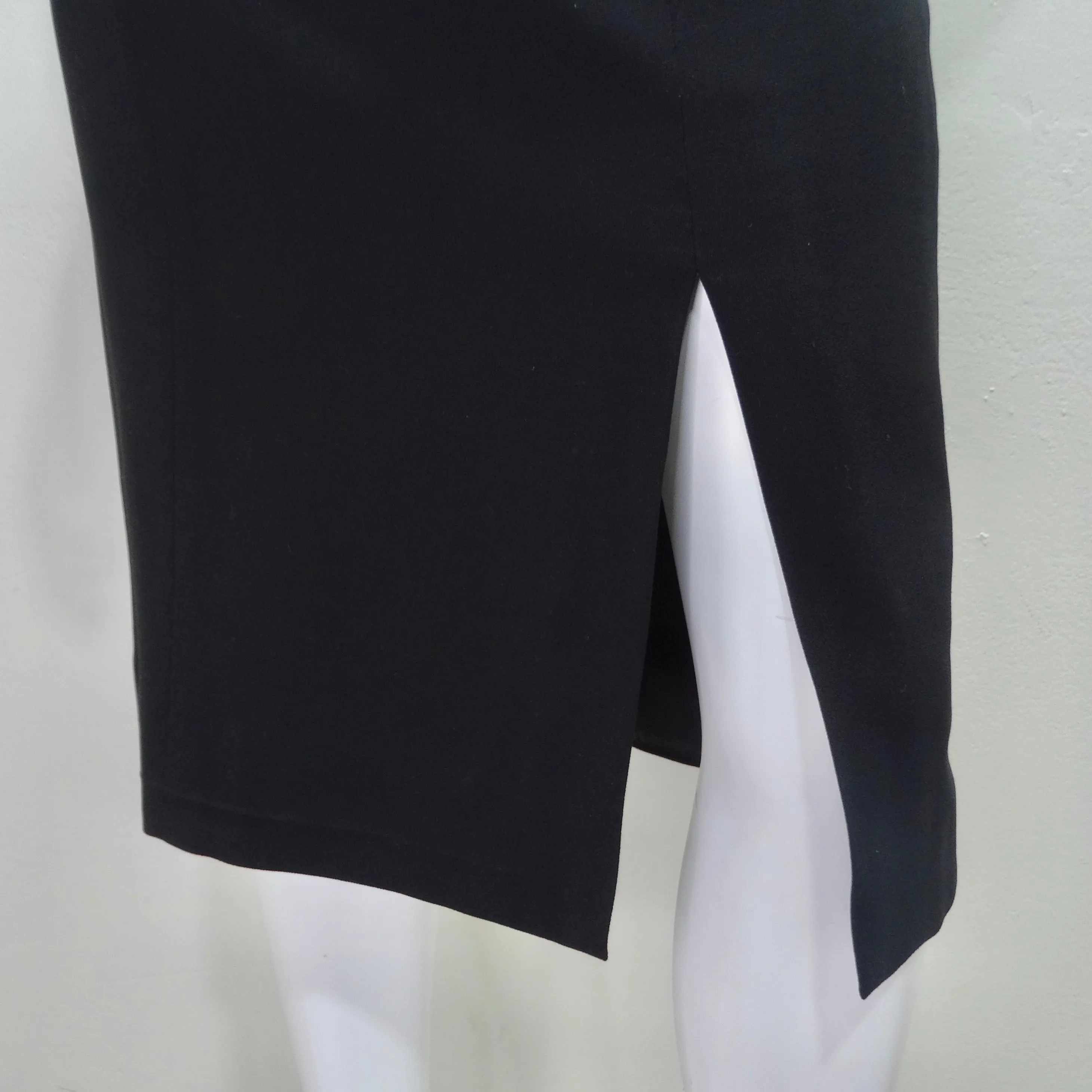 Giorgio Armani 90s Black Pencil Skirt