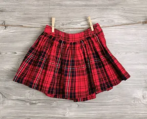 GIRL SIZE 10 YEARS - CHILDREN'S PLACE, Pleated Plaid Skirt EUC B52