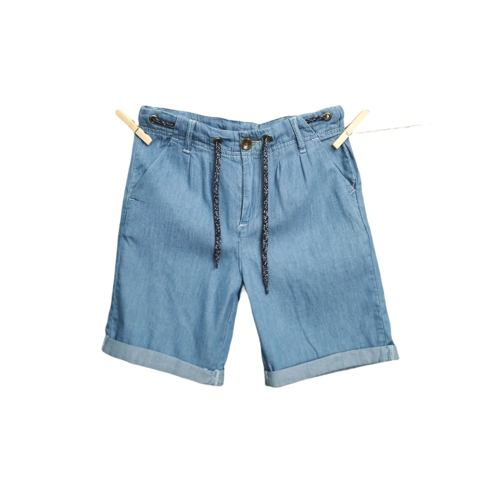 GIRL SIZE 10 YEARS - DEX Kids, Super Soft Chambray Cotton Shorts NWT B52