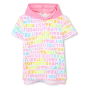 Girls White Logo Dress