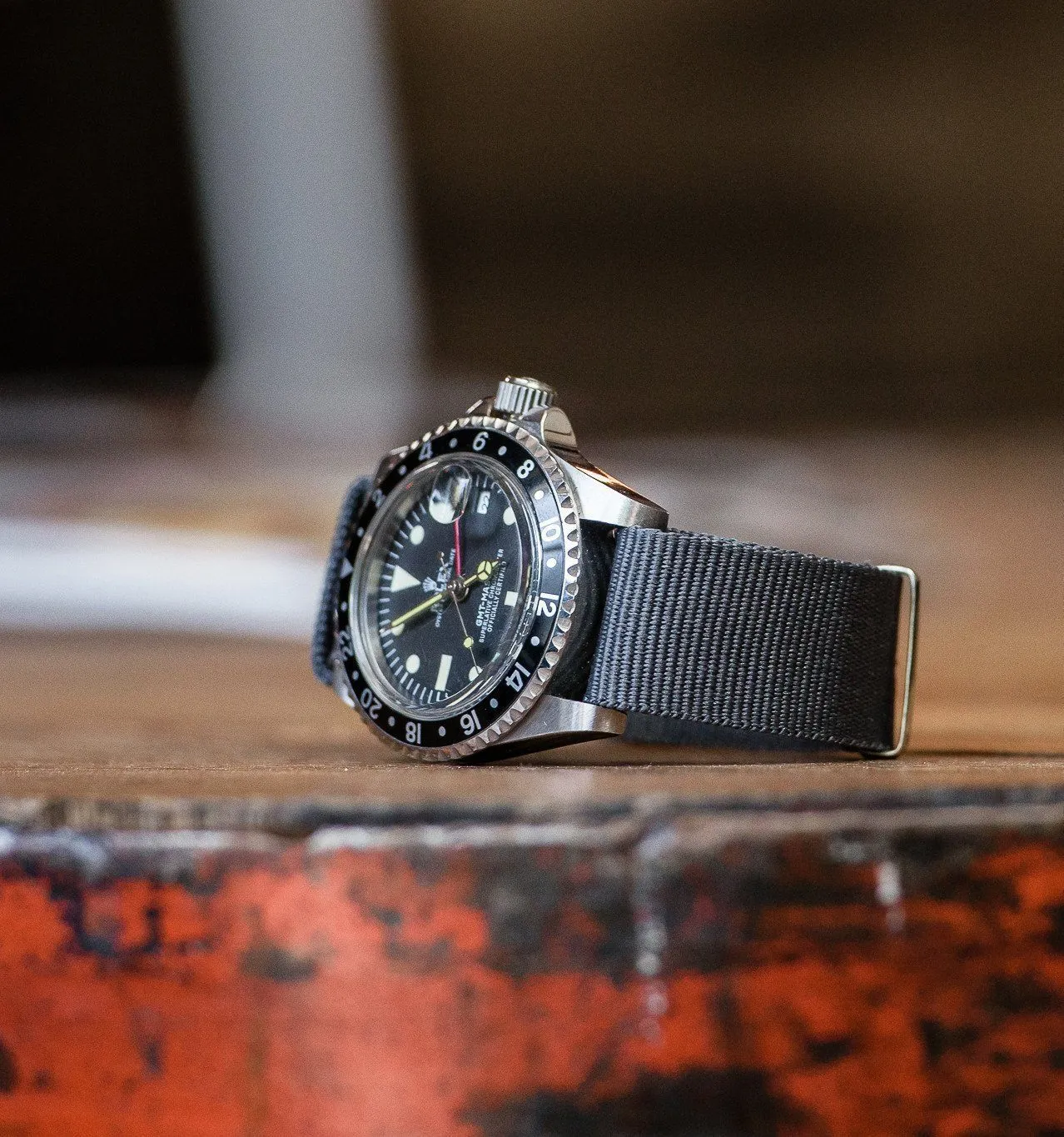 Grey Nylon NATO® style Watch Band
