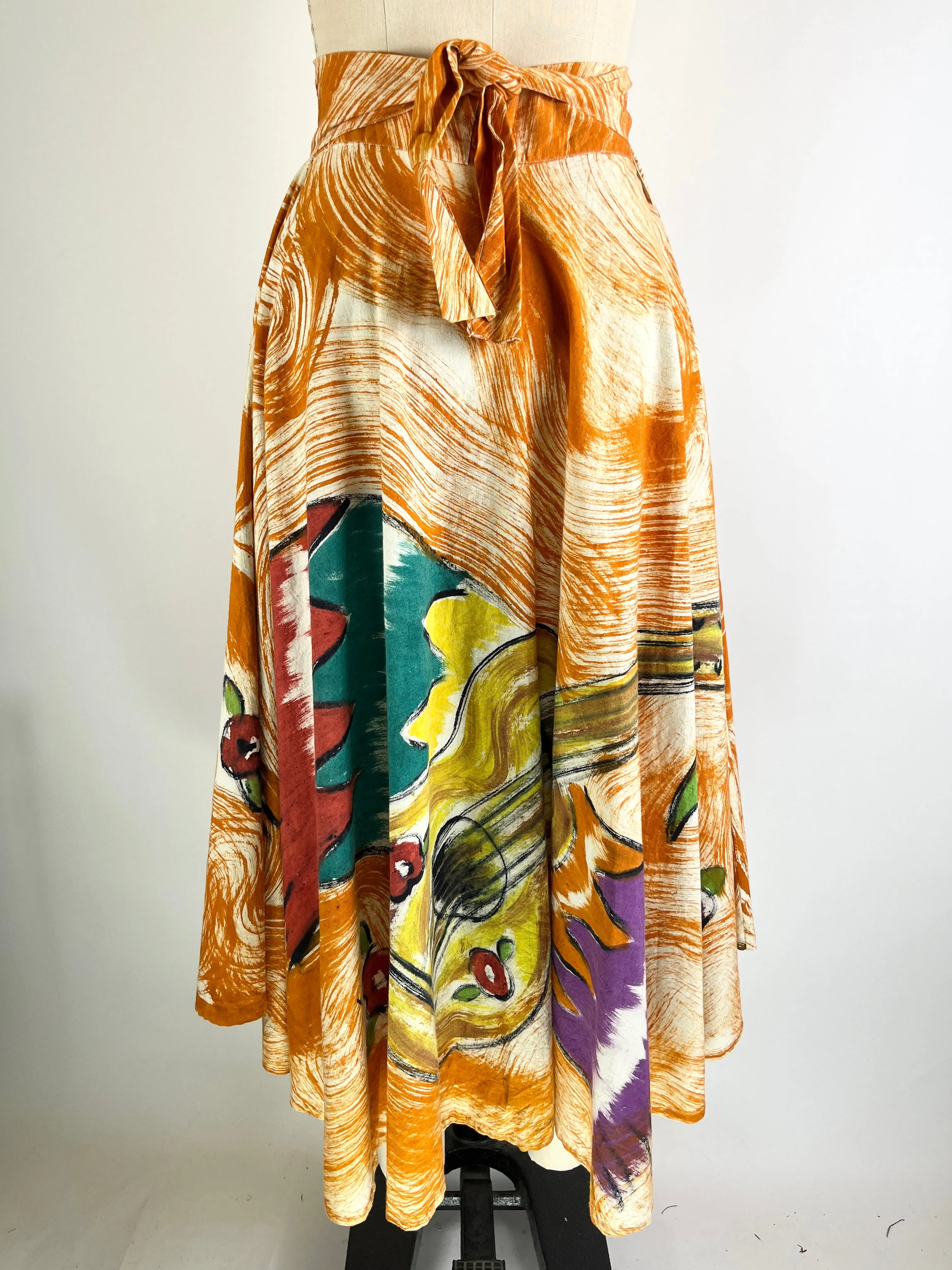Hand Painted Skirt