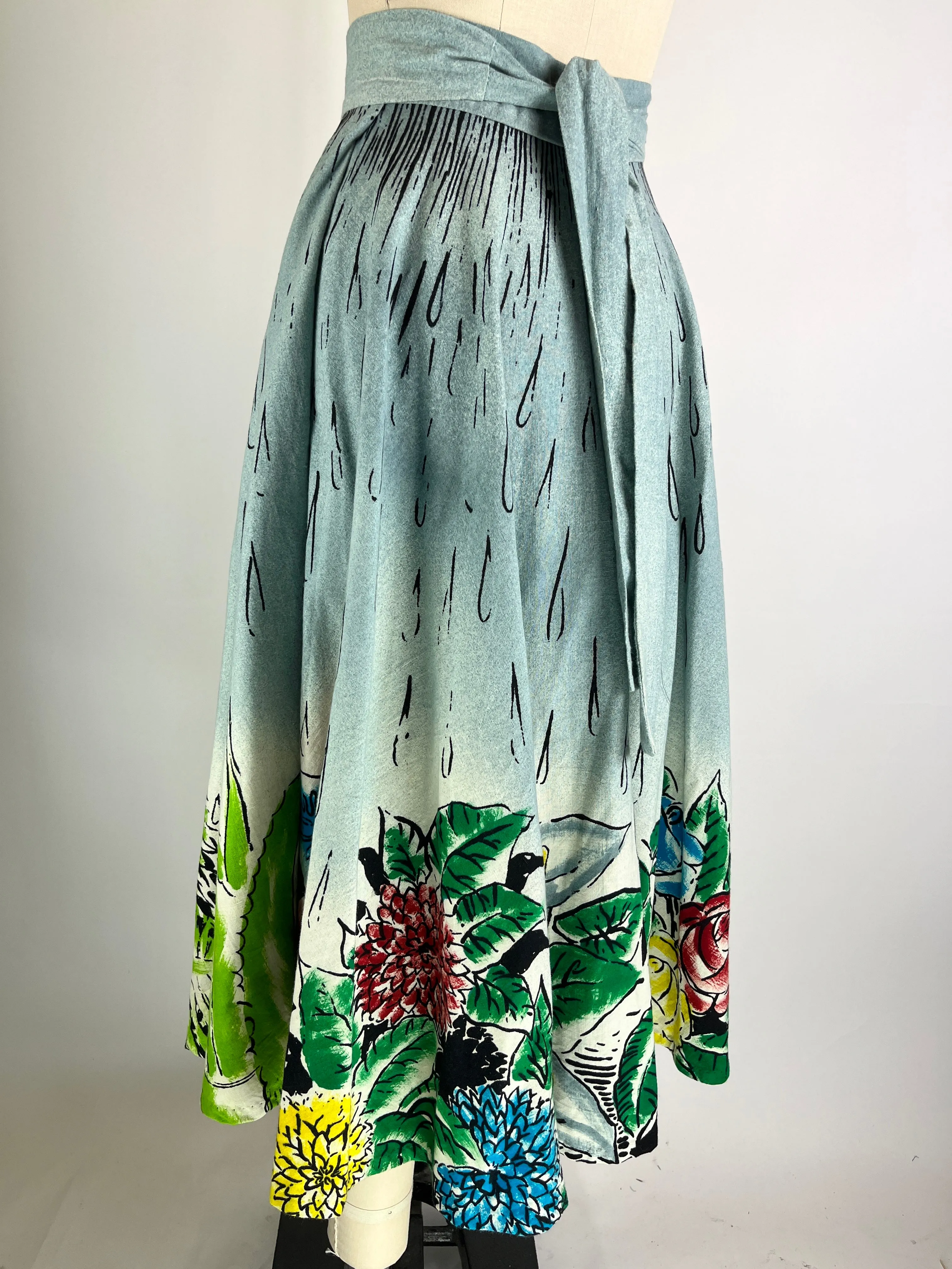 Hand Painted Skirt