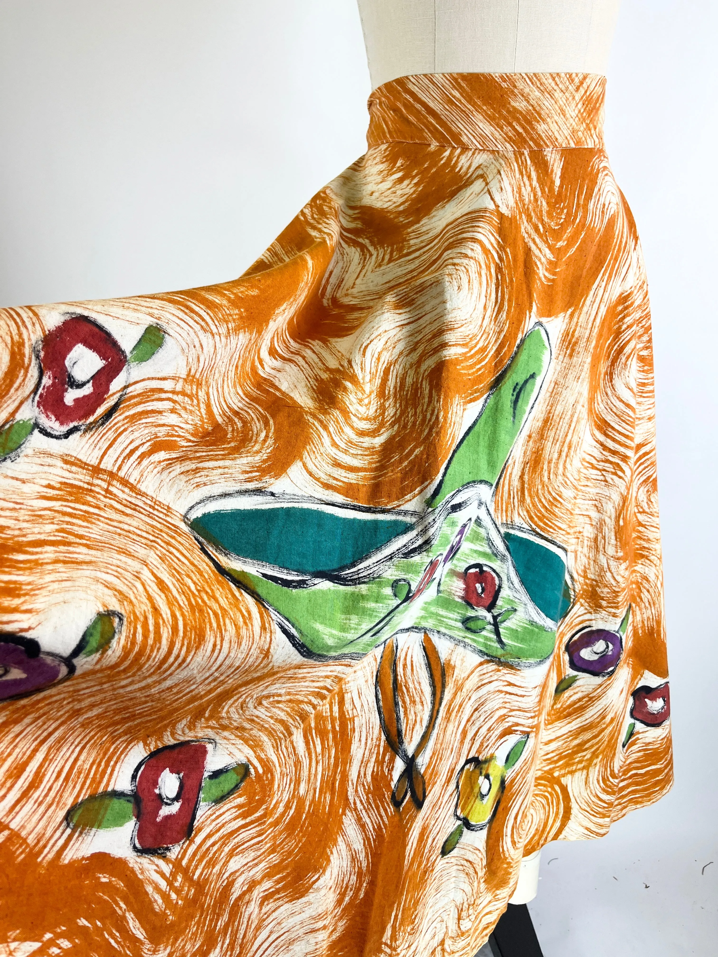 Hand Painted Skirt