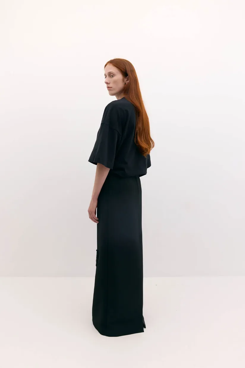 Harris Tapper Beaded Hana Skirt - Black