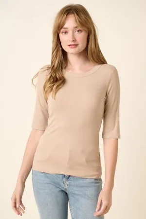 Hazel Blues® |  Mittoshop Round Neck Half Sleeve T-Shirt