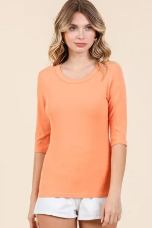 Hazel Blues® |  Mittoshop Round Neck Half Sleeve T-Shirt