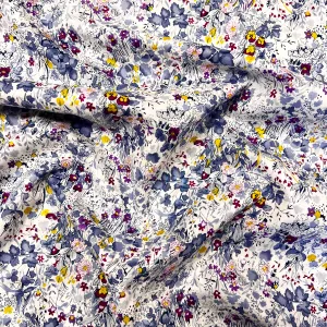 Hyacinth Field Cotton Lawn - Copen