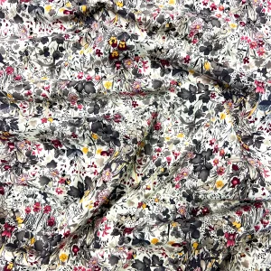 Hyacinth Field Cotton Lawn - Grey