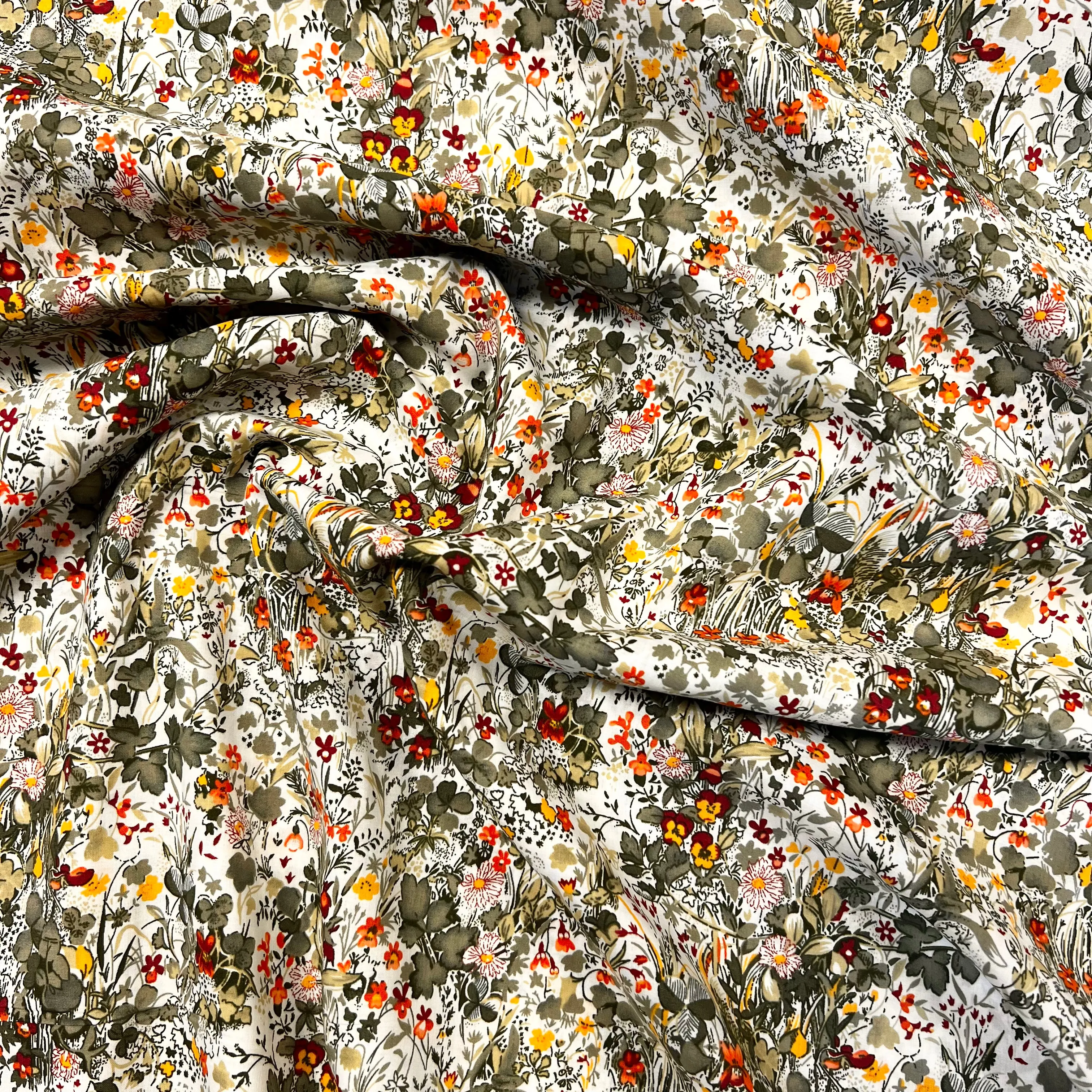 Hyacinth Field Cotton Lawn - Sage