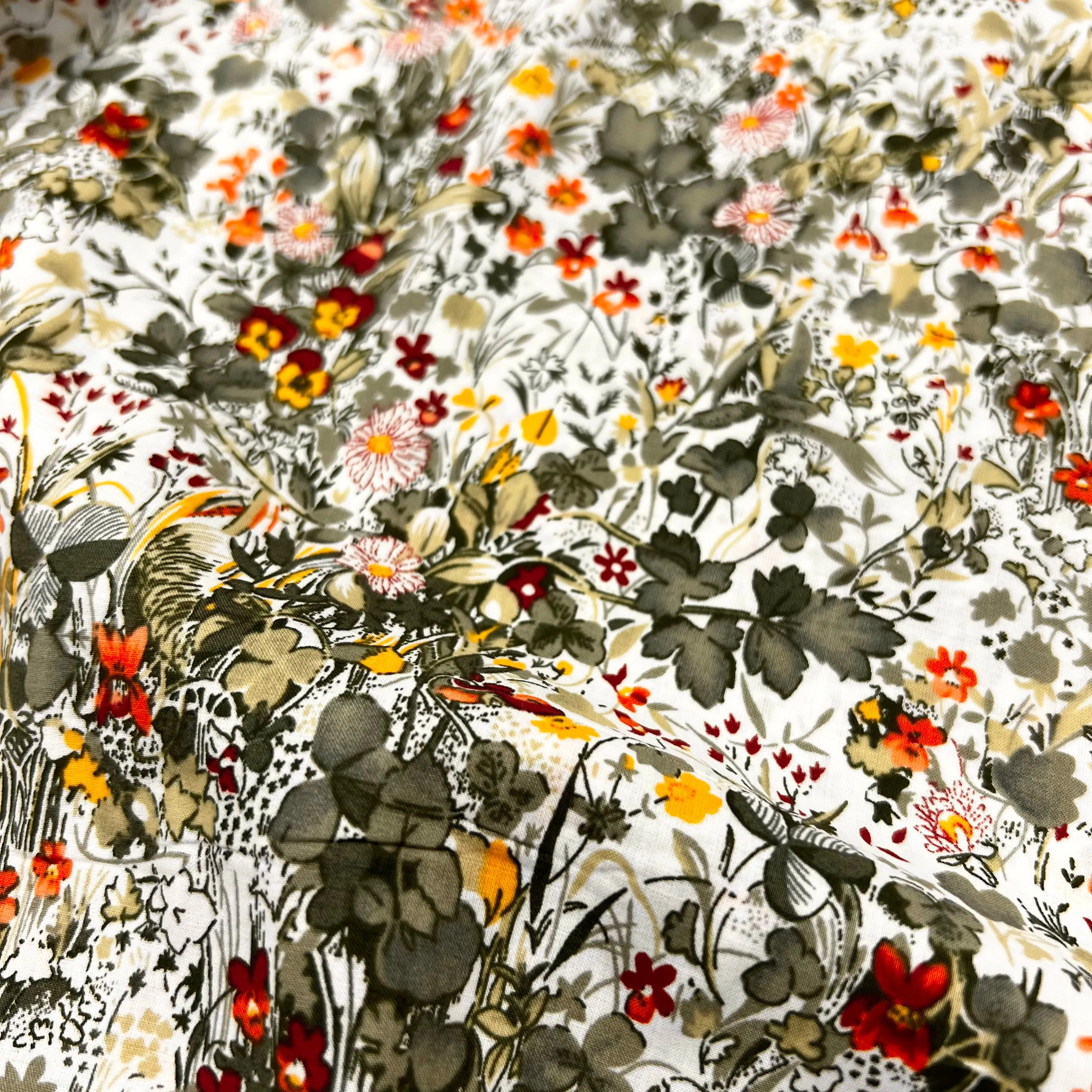 Hyacinth Field Cotton Lawn - Sage