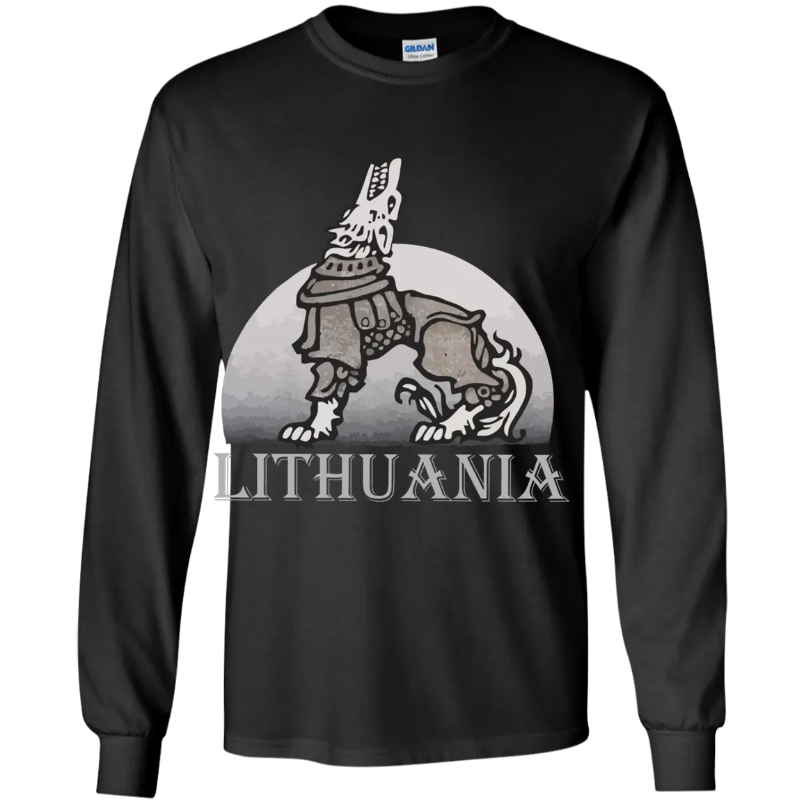 Iron Wolf Lithuania - Boys Youth Classic Long Sleeve T-Shirt