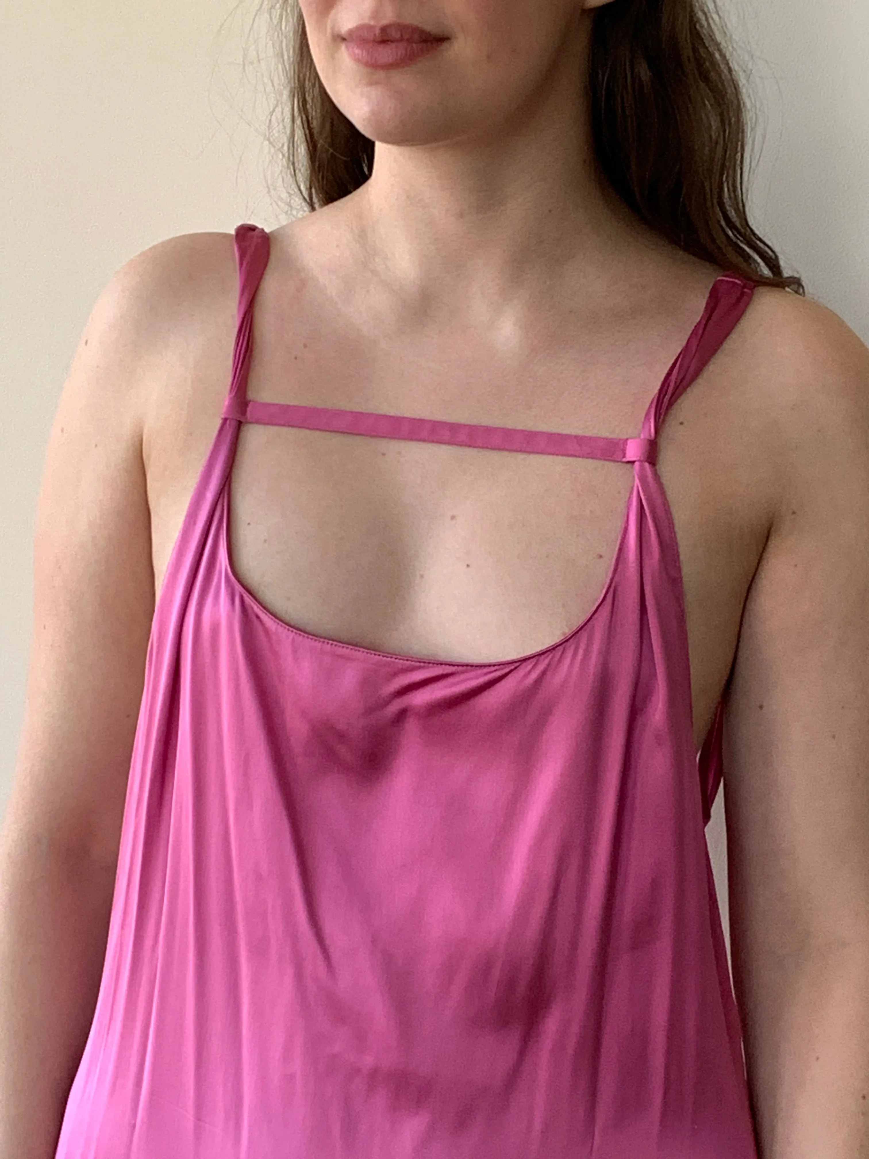 Jacquemus pink maxi dress