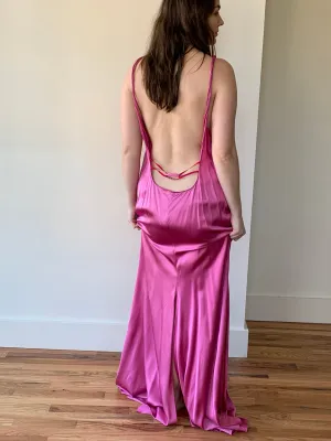 Jacquemus pink maxi dress
