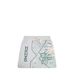 Kenzo Kids Tiger Logo Print Skirt