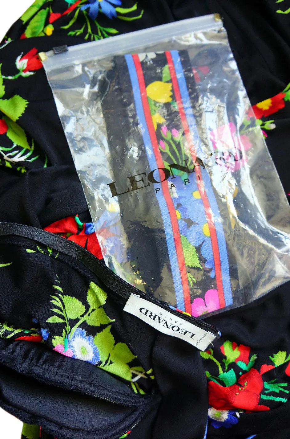 Late 1970s Leonard Silk Jersey Dress