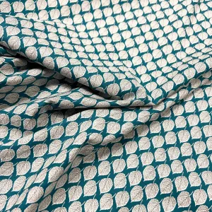 Leaves | Cotton Lawn | Teal