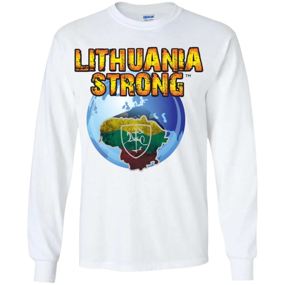 Lithuania Strong - Boys Youth Classic Long Sleeve T-Shirt