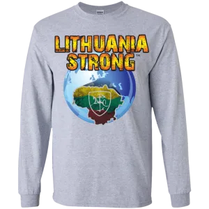 Lithuania Strong - Boys Youth Classic Long Sleeve T-Shirt