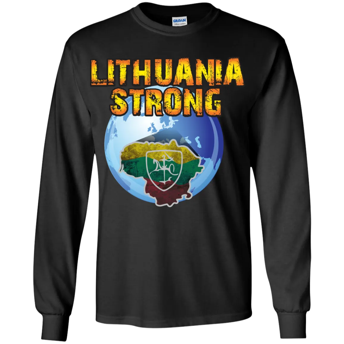 Lithuania Strong - Boys Youth Classic Long Sleeve T-Shirt