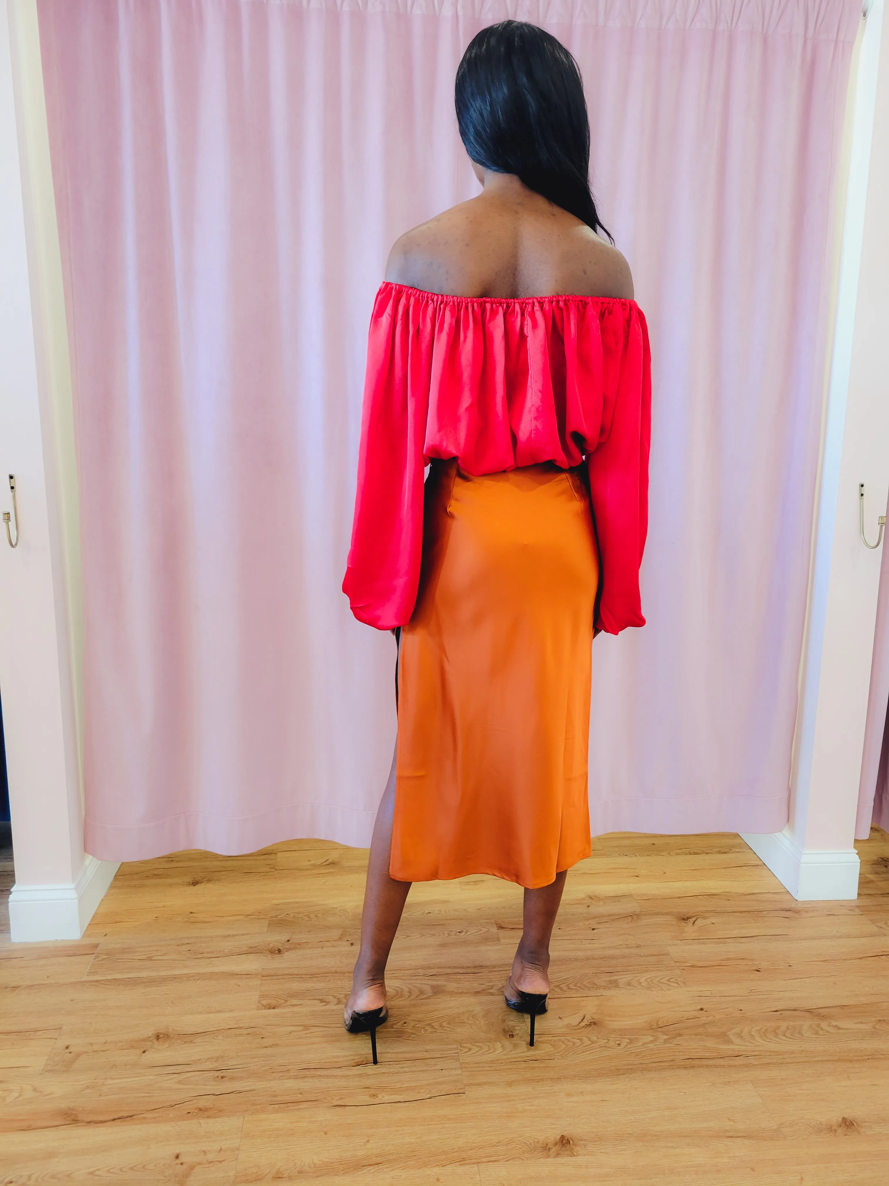 Lose Me Skirt - Cognac