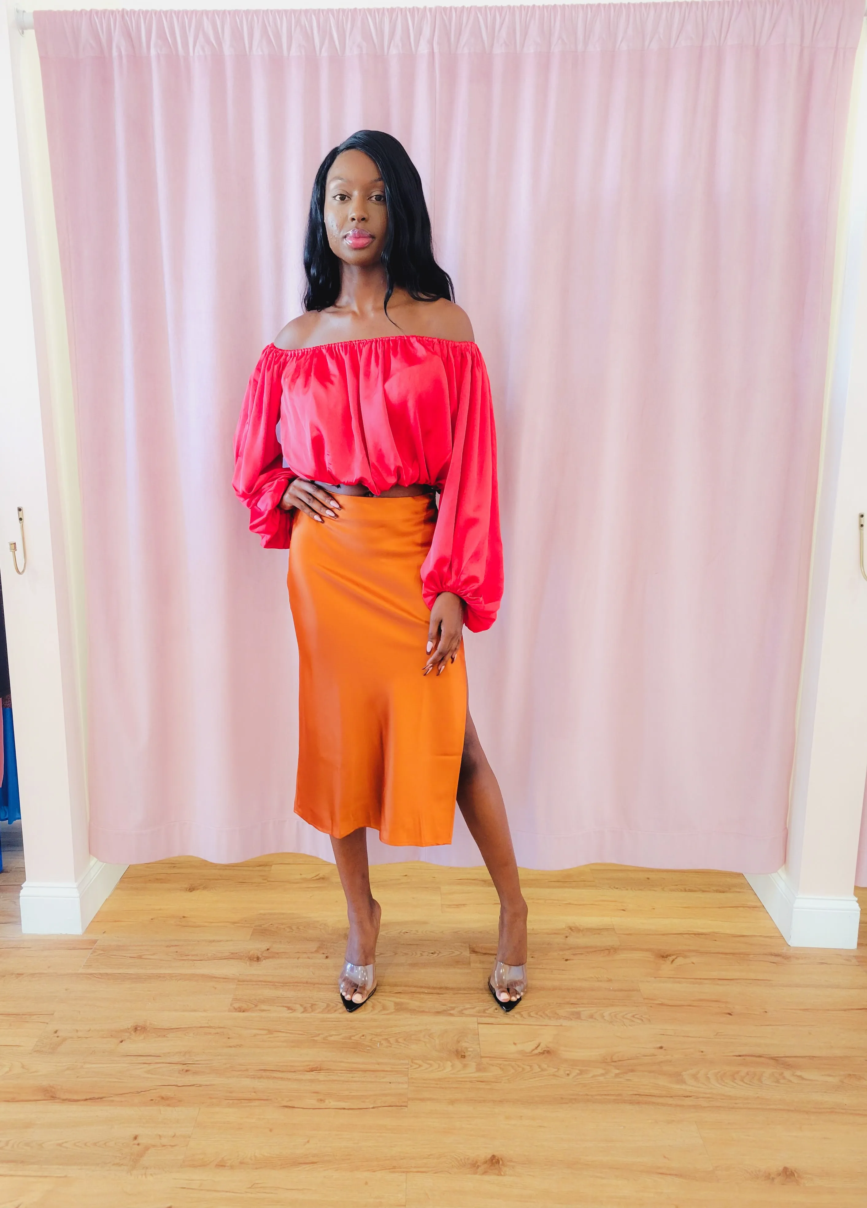 Lose Me Skirt - Cognac