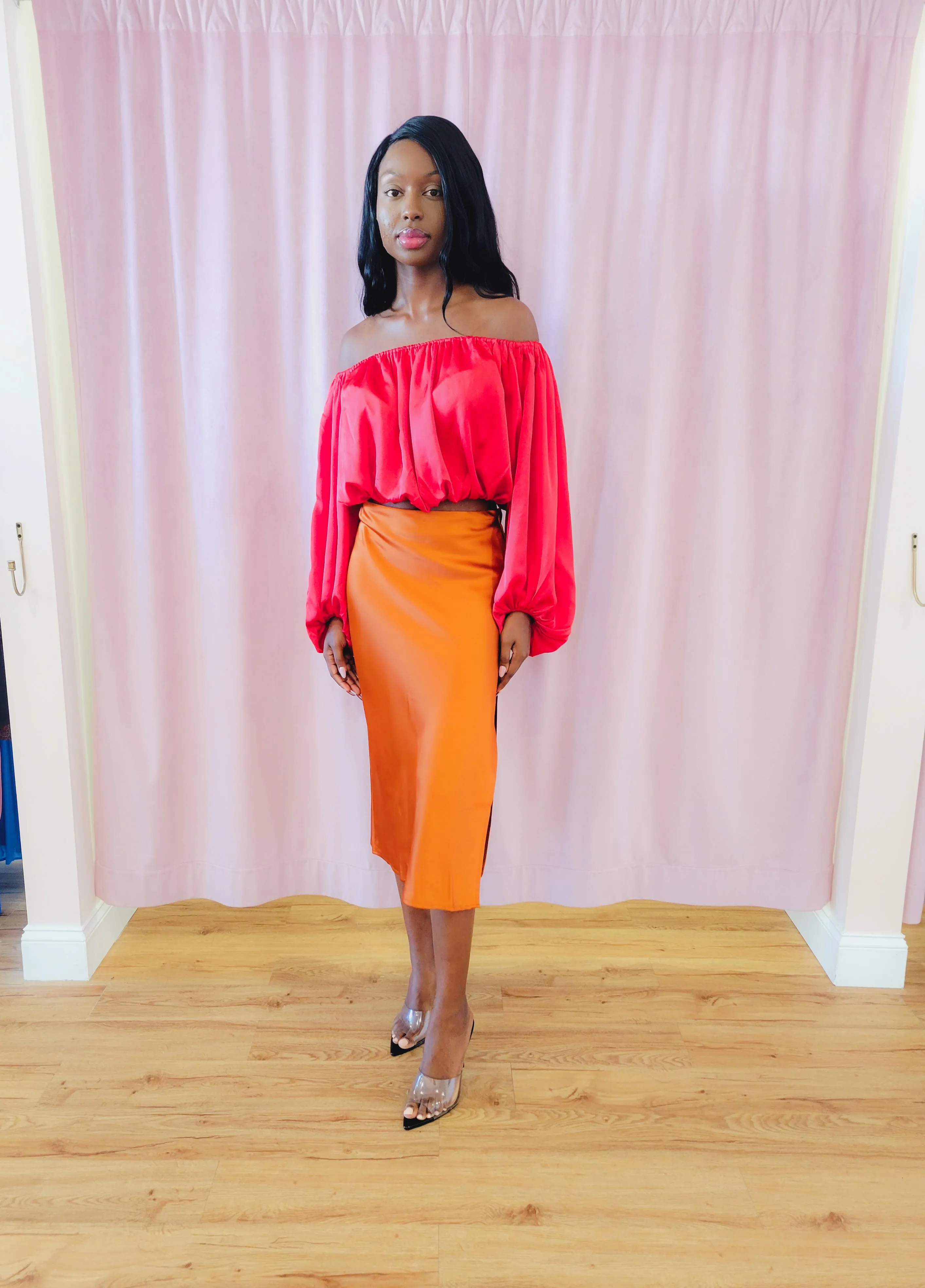 Lose Me Skirt - Cognac
