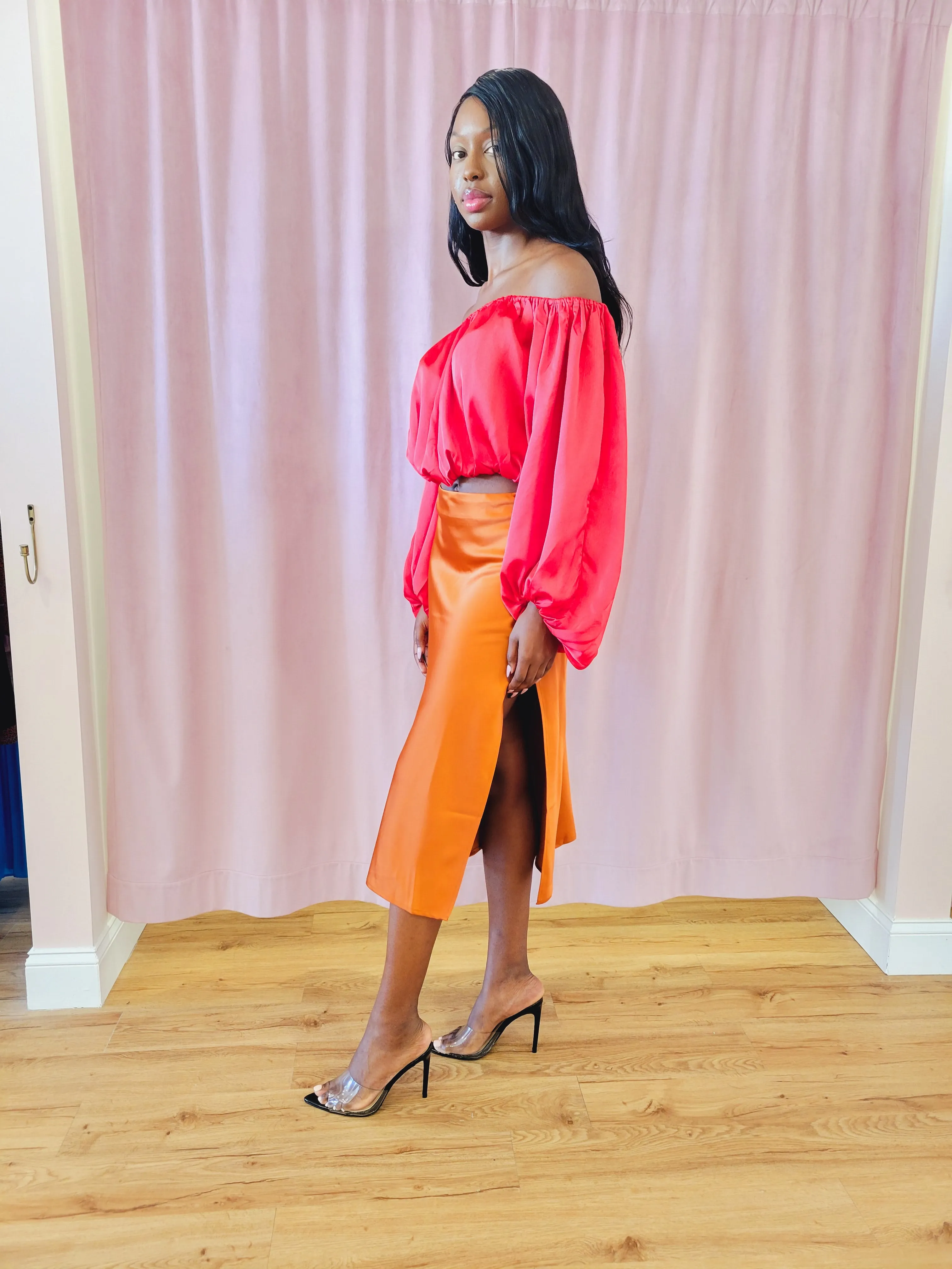 Lose Me Skirt - Cognac
