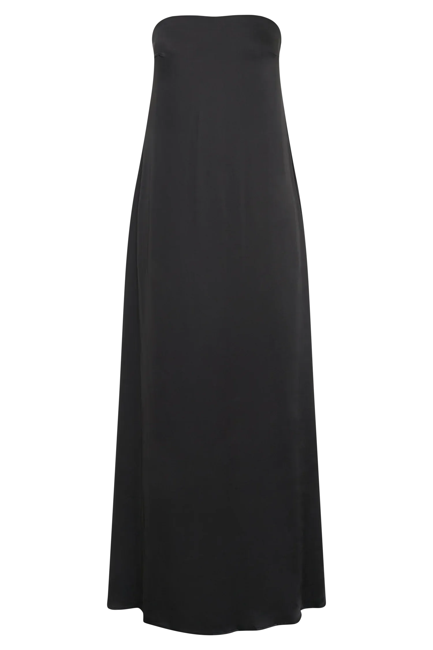 Luisa Strapless Maxi Dress - Black