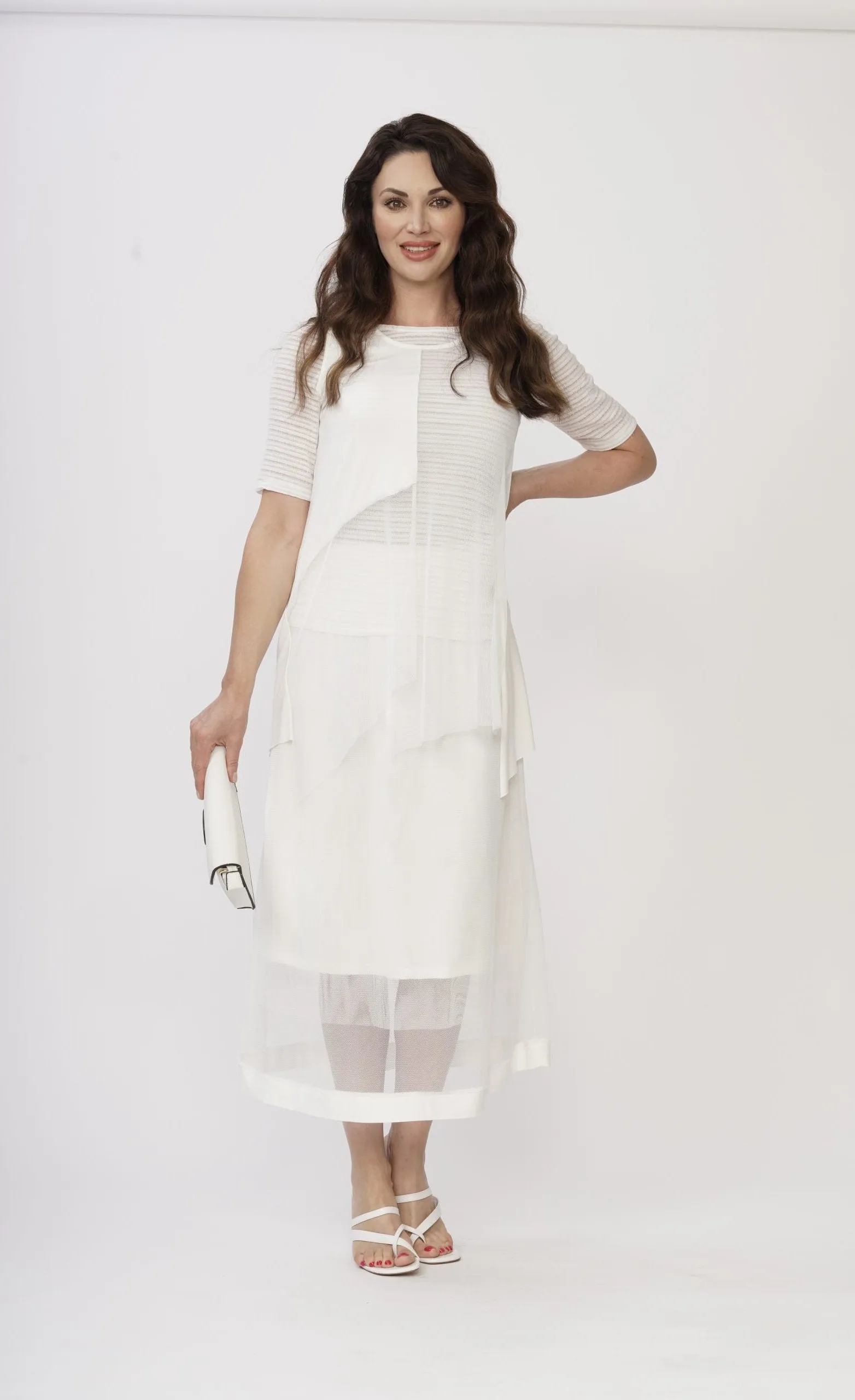 Luukaa Jersey/Mesh Skirt