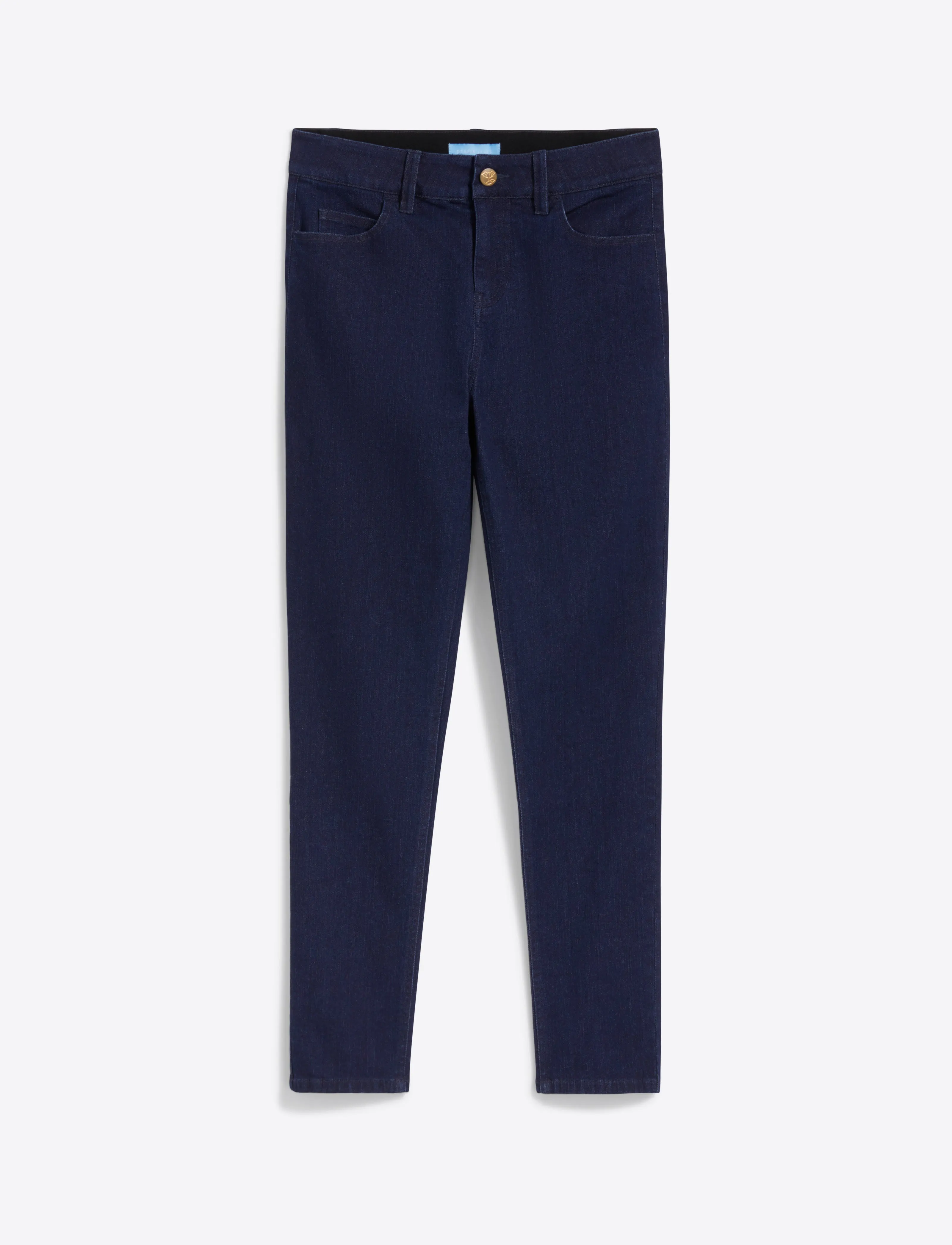 Mid-Rise Slim Jeans in Dark Wash