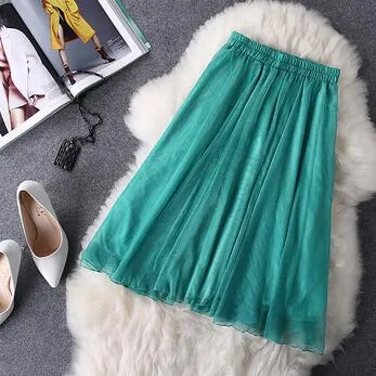 Midi Knee Length Skirts