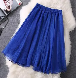 Midi Knee Length Skirts