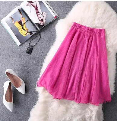 Midi Knee Length Skirts