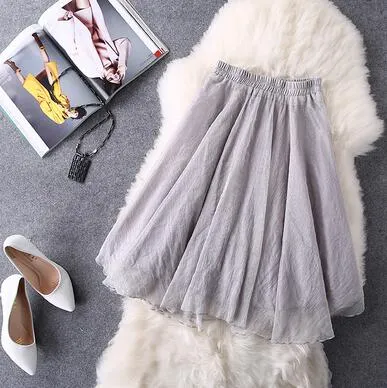 Midi Knee Length Skirts