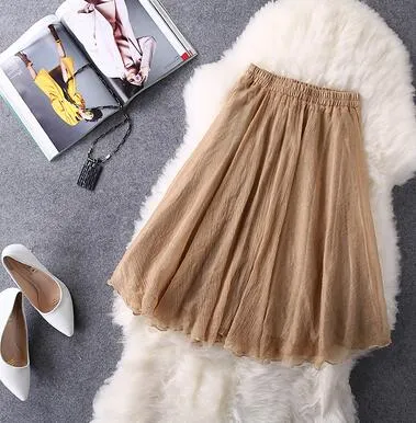 Midi Knee Length Skirts