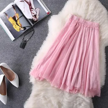Midi Knee Length Skirts
