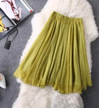 Midi Knee Length Skirts