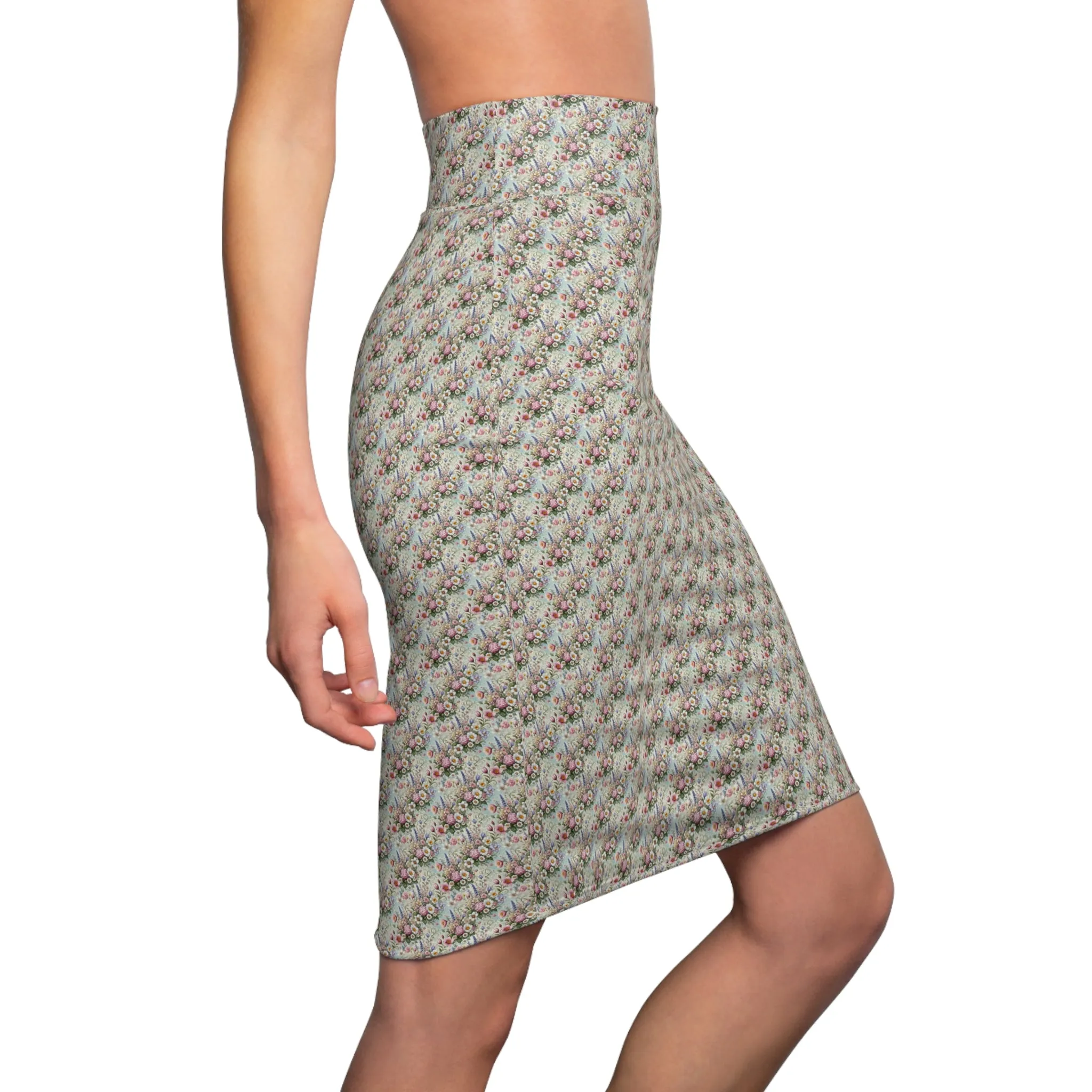 Mother in Bloom Pencil Skirt
