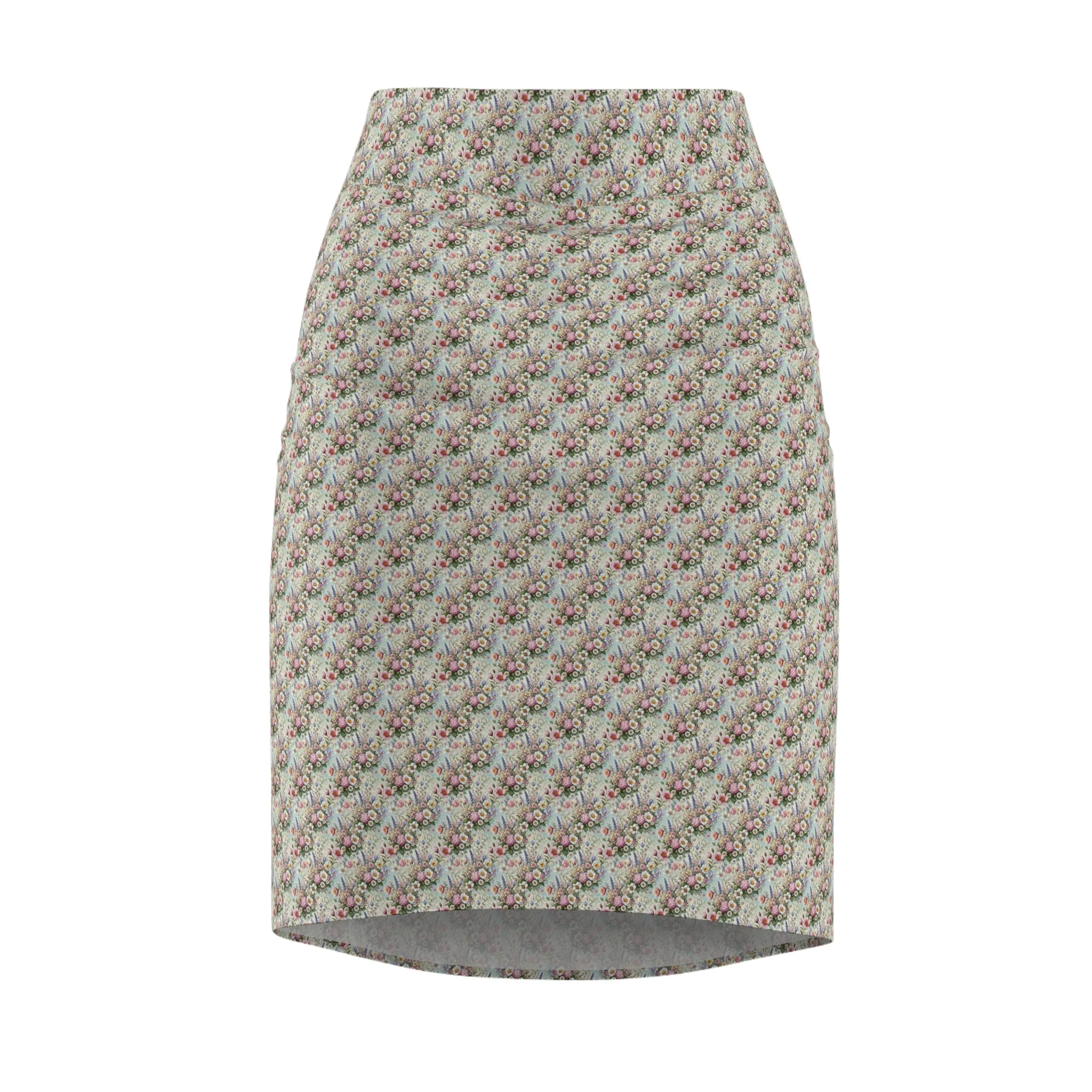 Mother in Bloom Pencil Skirt