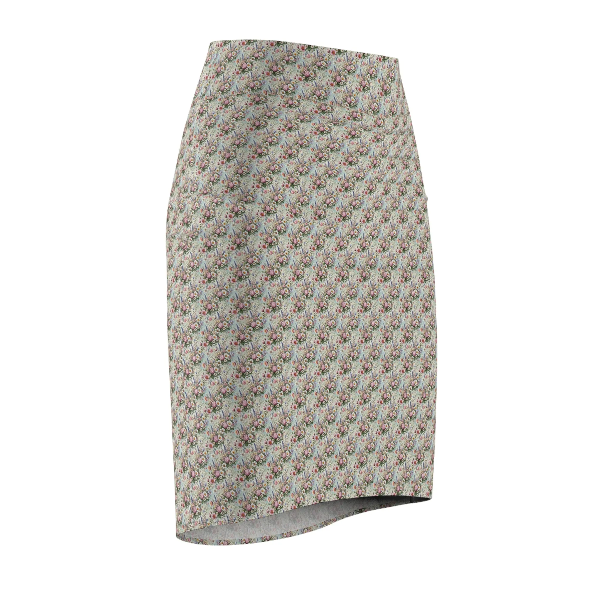 Mother in Bloom Pencil Skirt