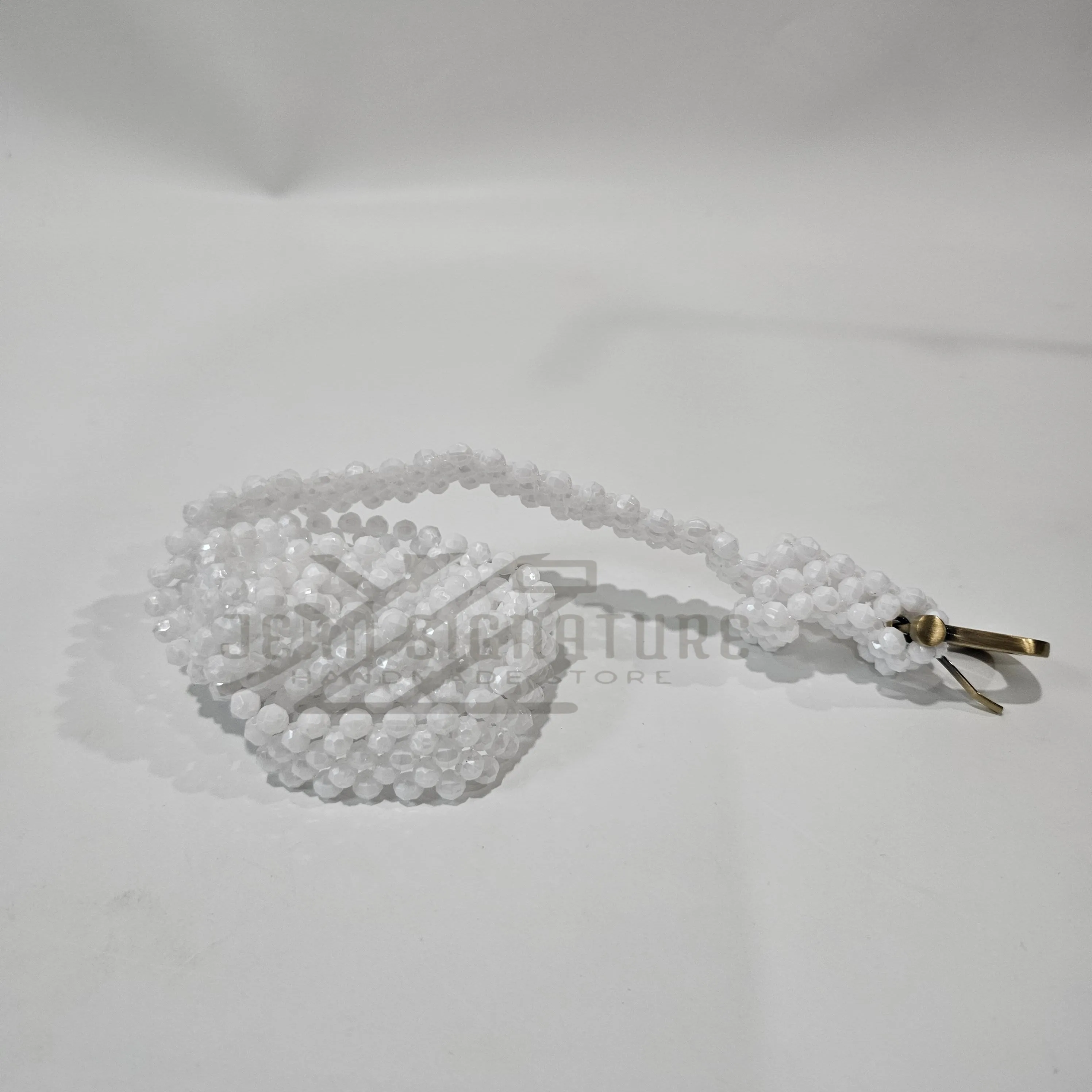 Moyo Beaded Belt - White Opaque