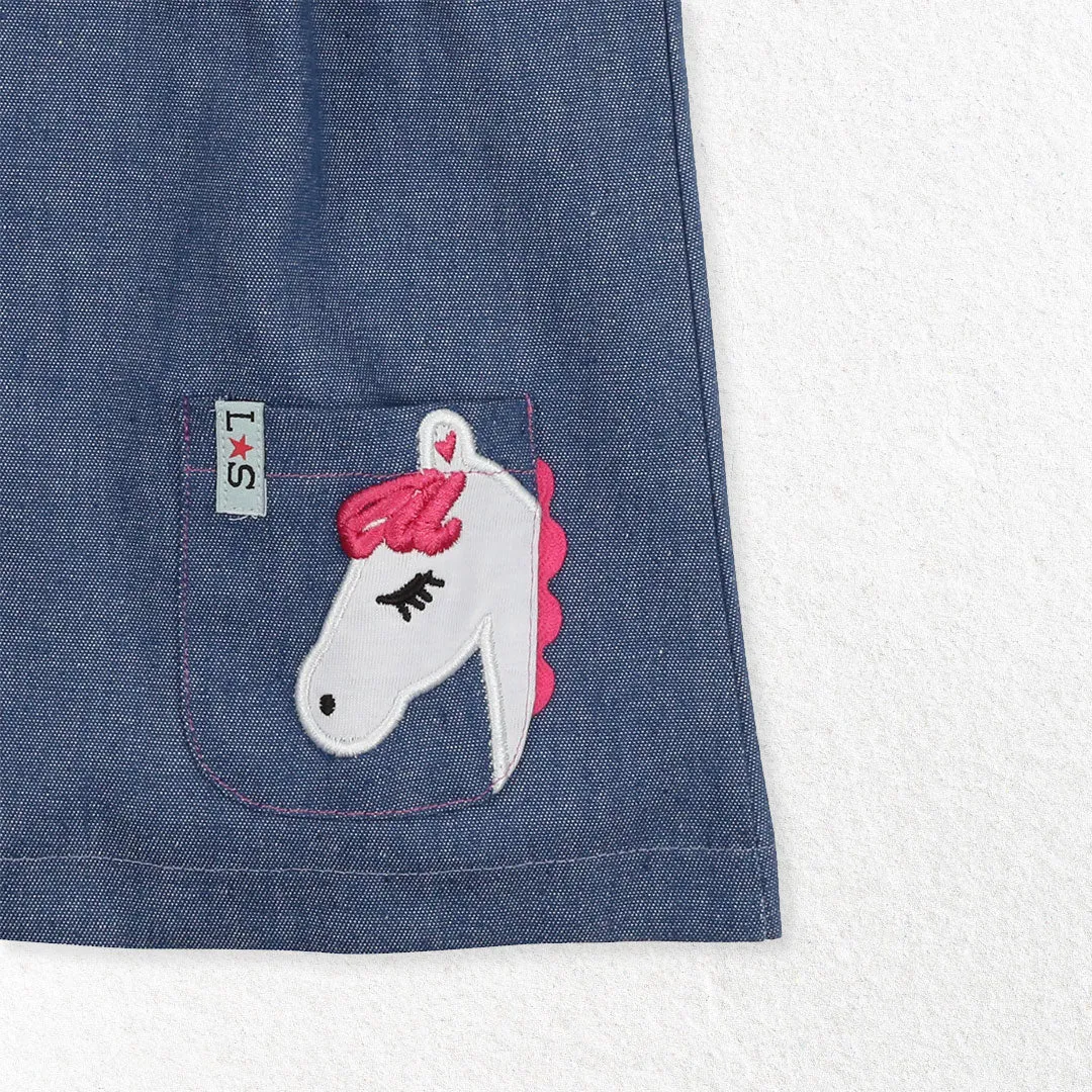 Multicoloured Horse Print Dress