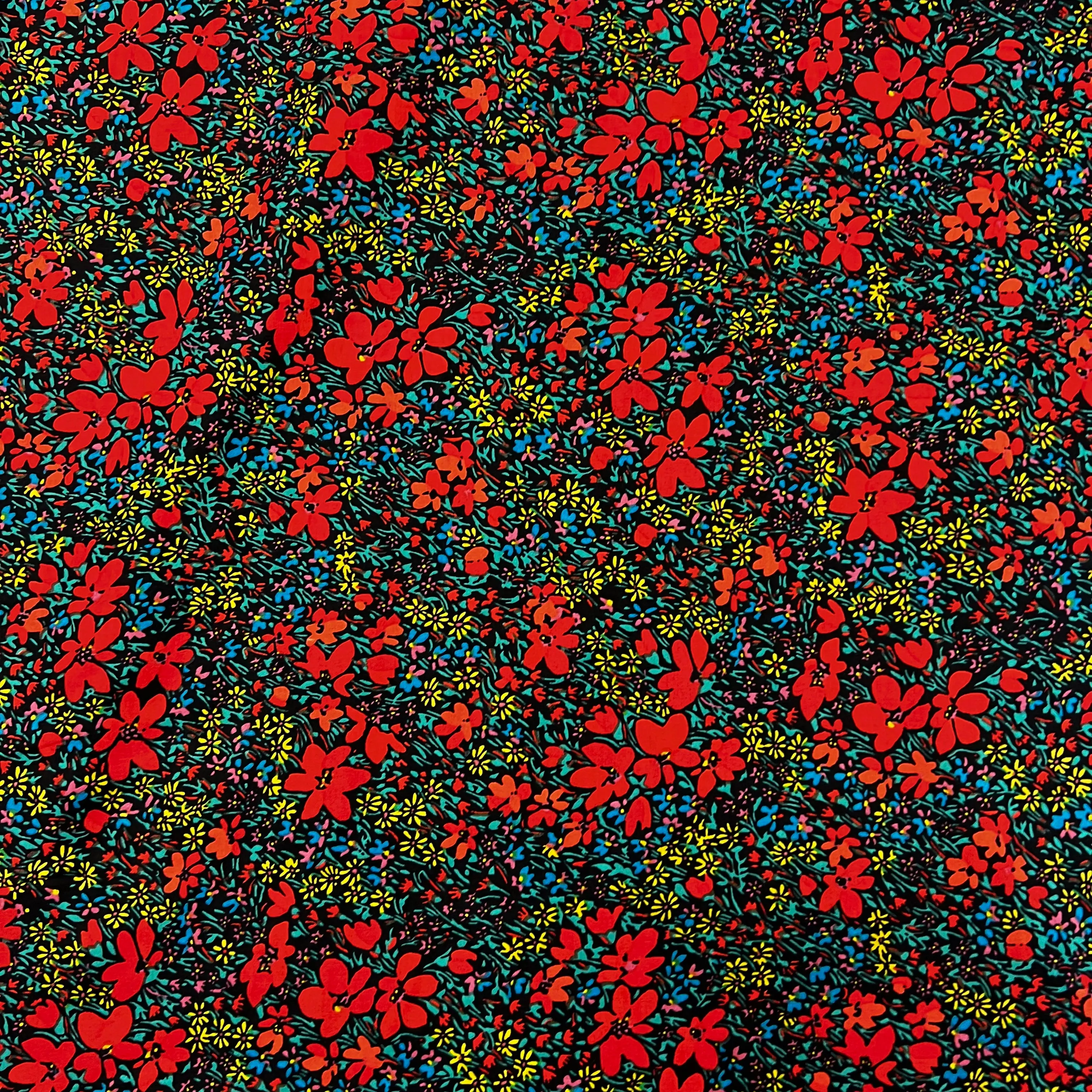 Nancy Floral Cotton Lawn - Red